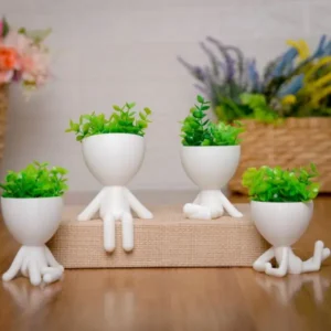 Kit Mini Vasinhos Com Planta Inclusa