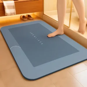 Tapete Banheiro Secagem Rápida Antiderrapante Super Absorvente